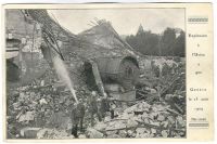 Postkarte mit: Züge - Unfall in Genf 1909